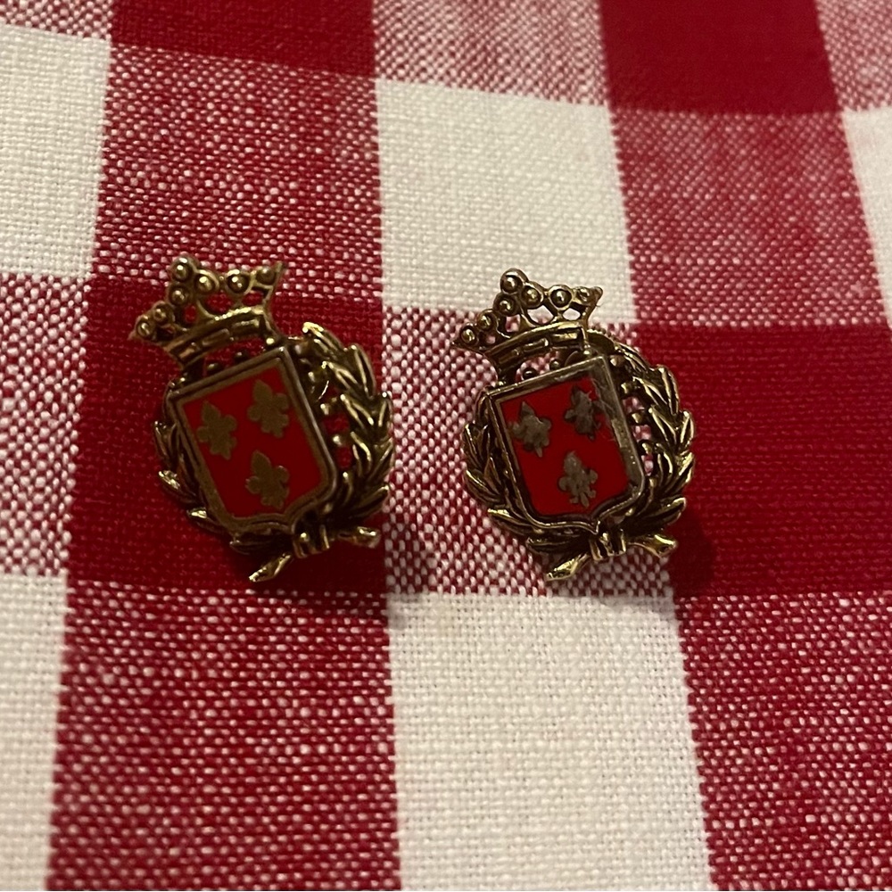 Fleur de lis Vintage earrings